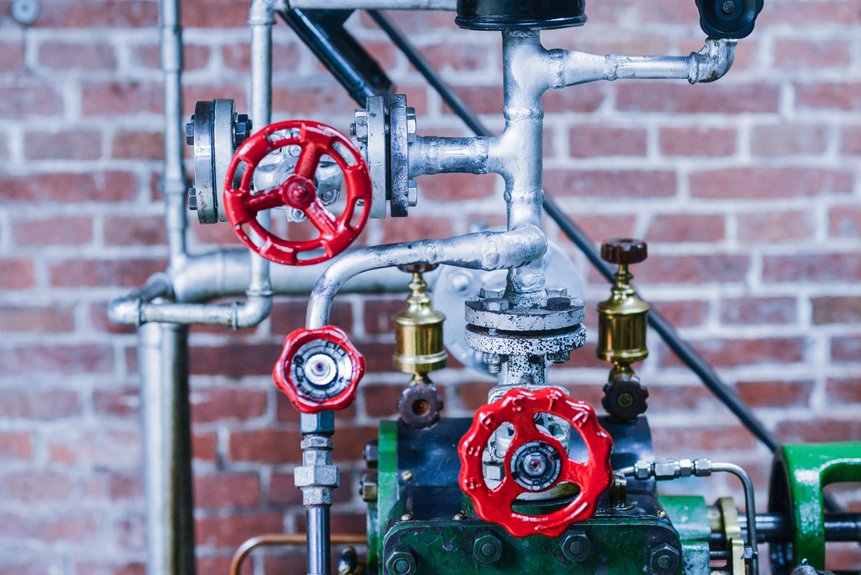 measuring pipework valve quantities